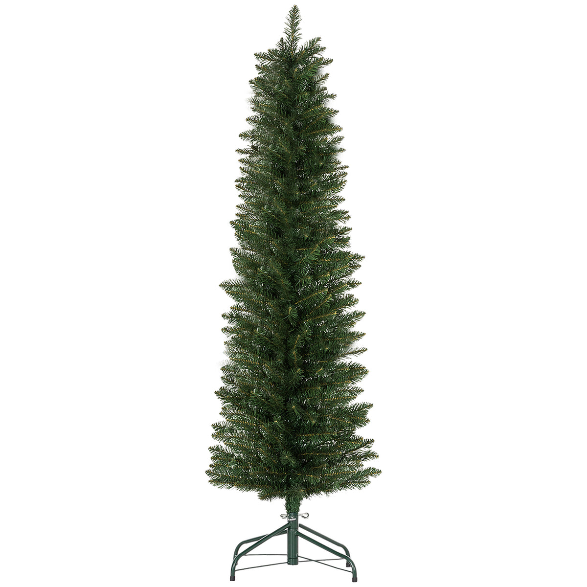 5ft slim pencil Christmas tree with stand