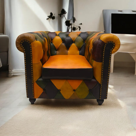 MSL armchair solid wood frame detail