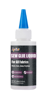 Avilo Sew Glue Fabric Repair Adhesive – Fast Drying, Clear & Washable