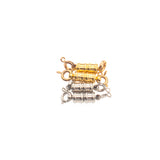 Avilo Magnetic Jewellery Clasps, Pack of 4 – One-Handed Necklace & Bracelet Fasteners, Gold and Silver Tone