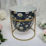 AcaciaHome 13cm Metal Plant Pot Stand