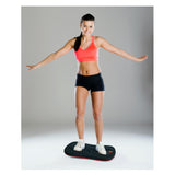 AFS-TEX Anti-Microbial Wobble Balance Board for Standing Desks – Core Strength and Posture, 35 x 50cm, Black (Pallet of 120)