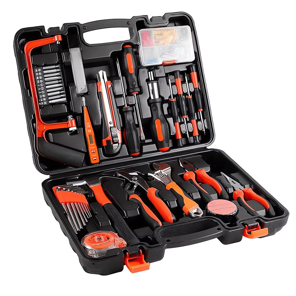 105-Piece Professional Tool Kit with Carry Case – Household Repair & DIY Hand Tool Set