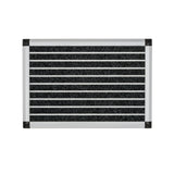 Doortex Alumat Aluminium Indoor Entrance Mat, 40 x 60cm – Dirt & Moisture Trapping Door Mat, Grey
