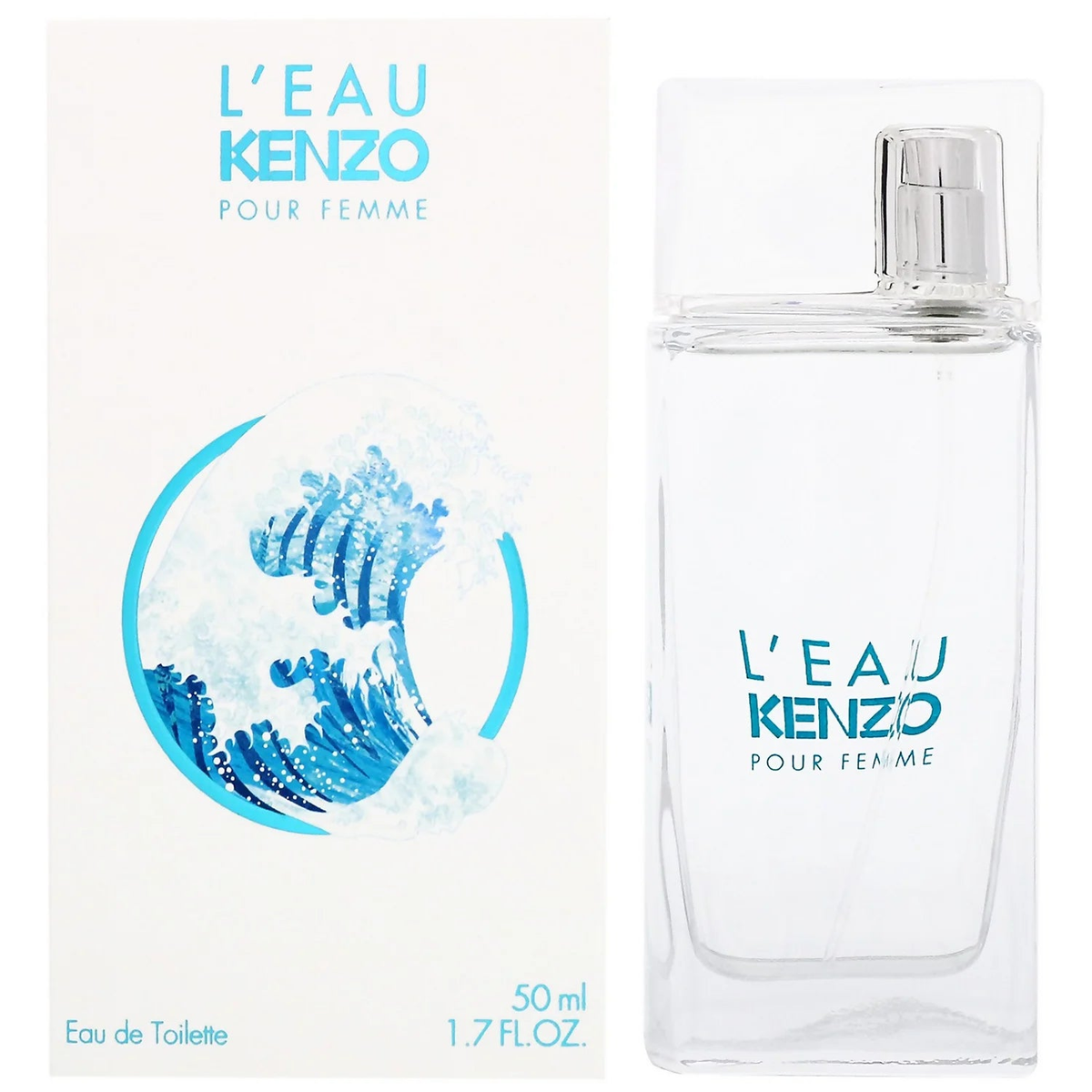 Kenzo L'Eau Kenzo Pour Femme Eau de Toilette Spray 50ml – Floral, Fresh & Citrus Fragrance for Women