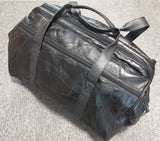 Avilo Wide Opening Patchwork Leather Travel Bag – Easy Packing Holdall