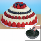 Avilo 3 Tier Bake and Fill Cake Pan – Bake a Three Tier Cake in One Tin