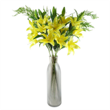50cm Smoke Grey Diamond Tall Glass Vase – Statement Floral Display, Grey