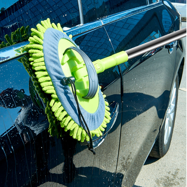 Avilo 2 in 1 Telescopic Car Mop – Extendable Cleaning Mop for Hard-to-Reach Places