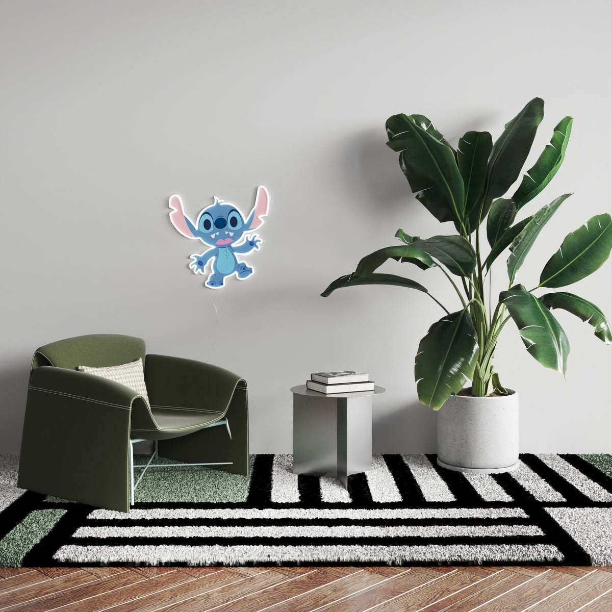 Yellowpop Disney Stitch Full Body LED Neon Sign – Officially Licensed Wall Decor & Night Light