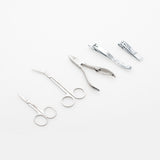 Avilo Home Chiropody Set of 5 – Surgical Grade Stainless Steel Nail Scissors, Clippers & Nipper