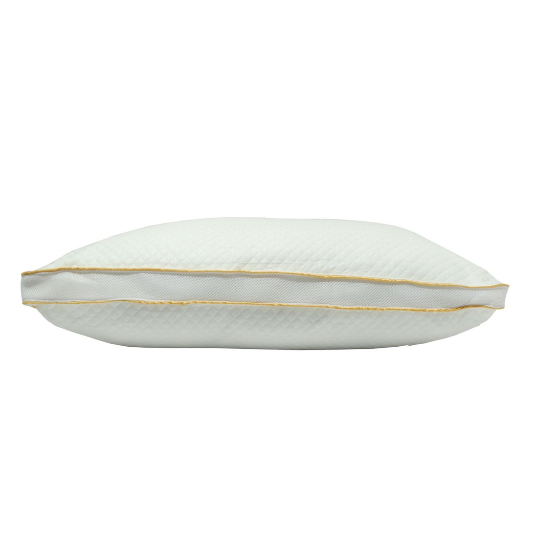 Harwoods Healthflow Pillow with Ventilated Mesh Boxed Edge – Breathable Bedding