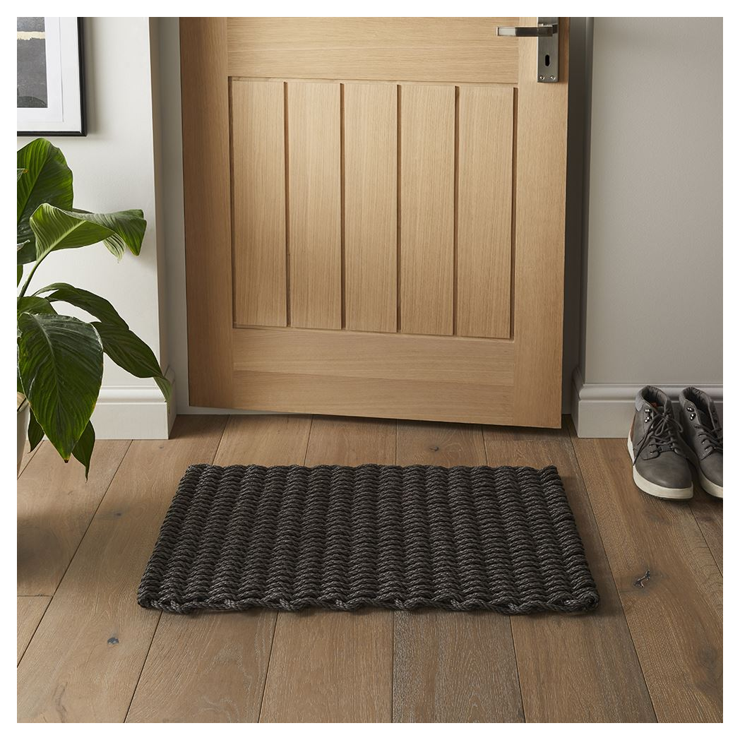 Didsbury Braided Doormat, 45 x 75cm – Slate