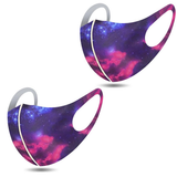 Termin8 Adult Reusable Single Layer Cotton Face Mask with Elastic Loops – Breathable, Multi-Colour Print