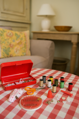Avilo 130 Piece Self-Threading Sewing Kit – Thread the Needle in One Second