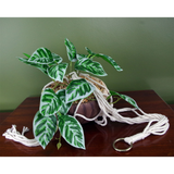 85cm Hanging Artificial Potted Pothos Plant with Planter