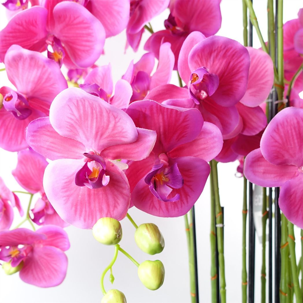 150cm Giant Artificial Pink Orchid Plant with 189 Real Touch Flowers – Lifelike Home Decor