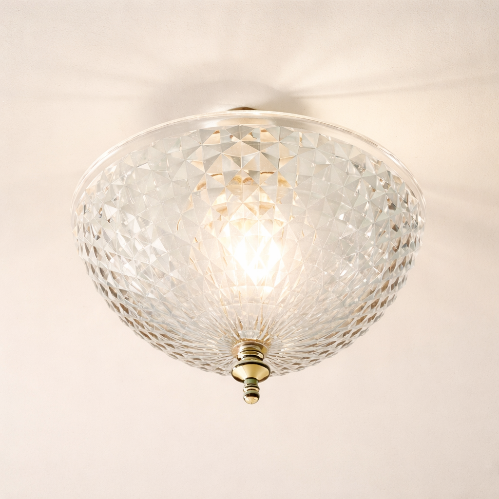 Avilo Crystal Effect Light Shade – Elegant Cover for Bare Bulb Light Fittings