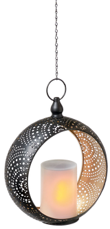 Solar Metal Decoration with LED Candle