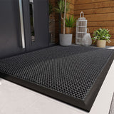 Avilo Large Capacity Dirt Trapper Mat 40 x 60cm with Honeycomb Weave – Heavyweight Nylon, Indoor and Outdoor