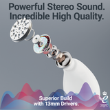 Majority Tru Bio True Wireless Earbuds with Touch Controls & Fast Charging – Eco-Friendly, Clear White