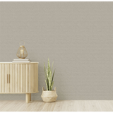 Arthouse Calico Plain Blown Vinyl Wallpaper with Subtle Metallic Hints – Textured Finish, Soft Neutral