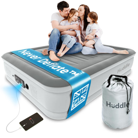 Huddle never-deflate king size air bed