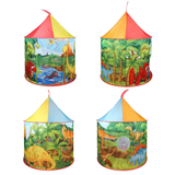 SOKA Dinosaur Pop-Up Play Tent – Foldable Kids Play House with Carry Bag, Indoor & Outdoor