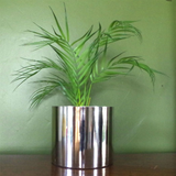 50cm Mini Artificial Areca Palm with Adjustable Wired Leaves – Compact Faux Plant in Black Pot