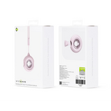 WYEWAVE True Wireless Earbuds with Necklace and Charging Case, Soft Touch – Bluetooth Earphones, Pink