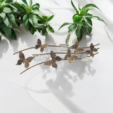 Gold Butterfly Wall-Mounted Candle Holder – Metal Wall Decor, 9cm
