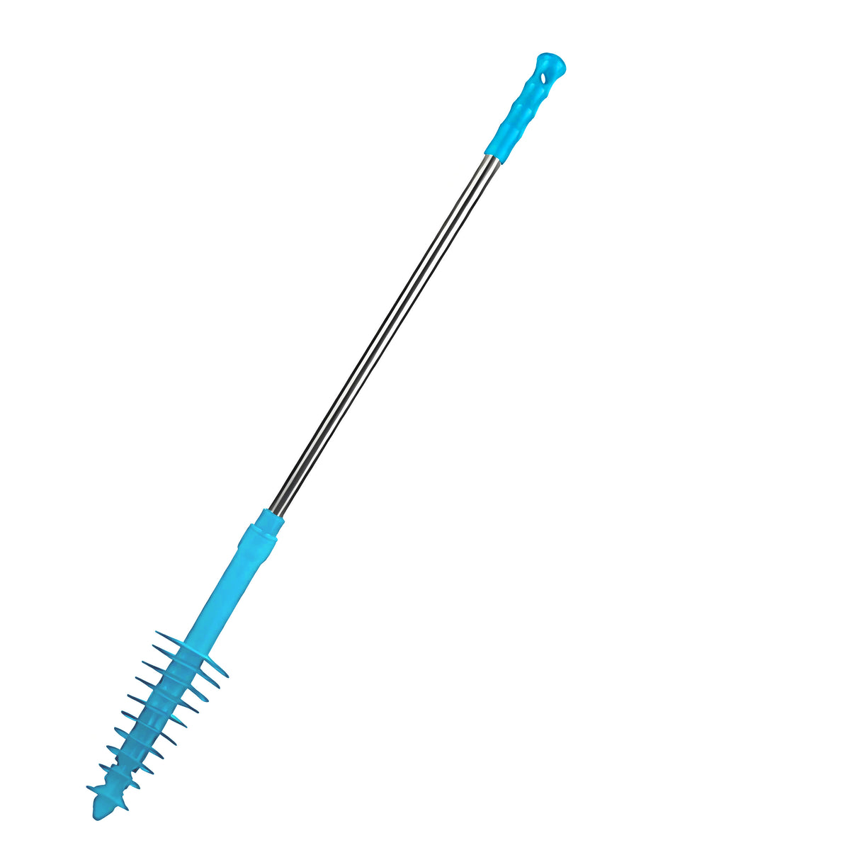 Avilo Flexible Toilet Plunger, Blue – Designed to Reach Right Down to the U-Bend