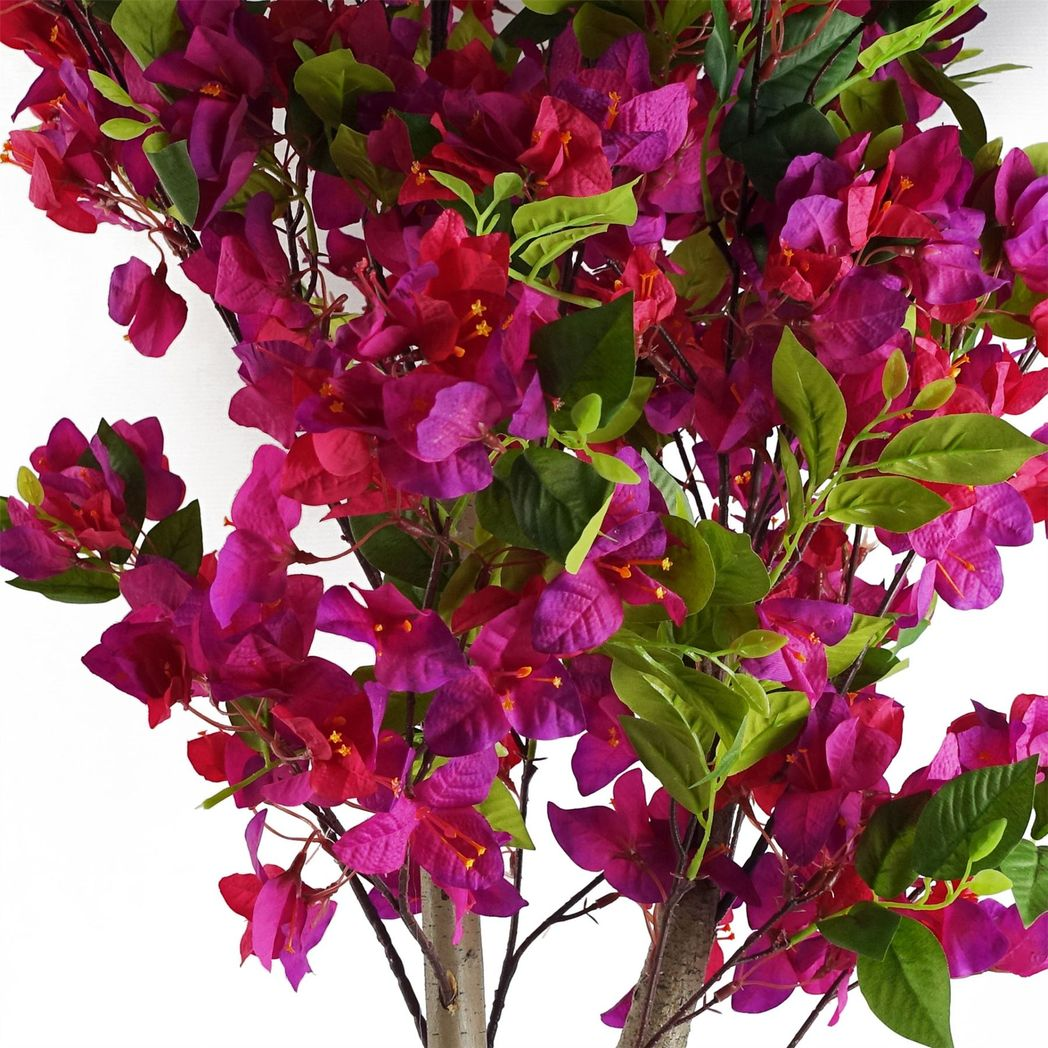 Artificial Pink Bougainvillea Tree, 120cm with Wired Stems & Accurate Foliage – Conservatory & Hallway Décor