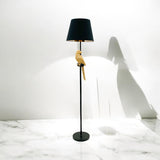 AcaciaHome 164cm Parrot Floor Lamp with Black Drum Shade – Modern Bird Design Standard Lamp