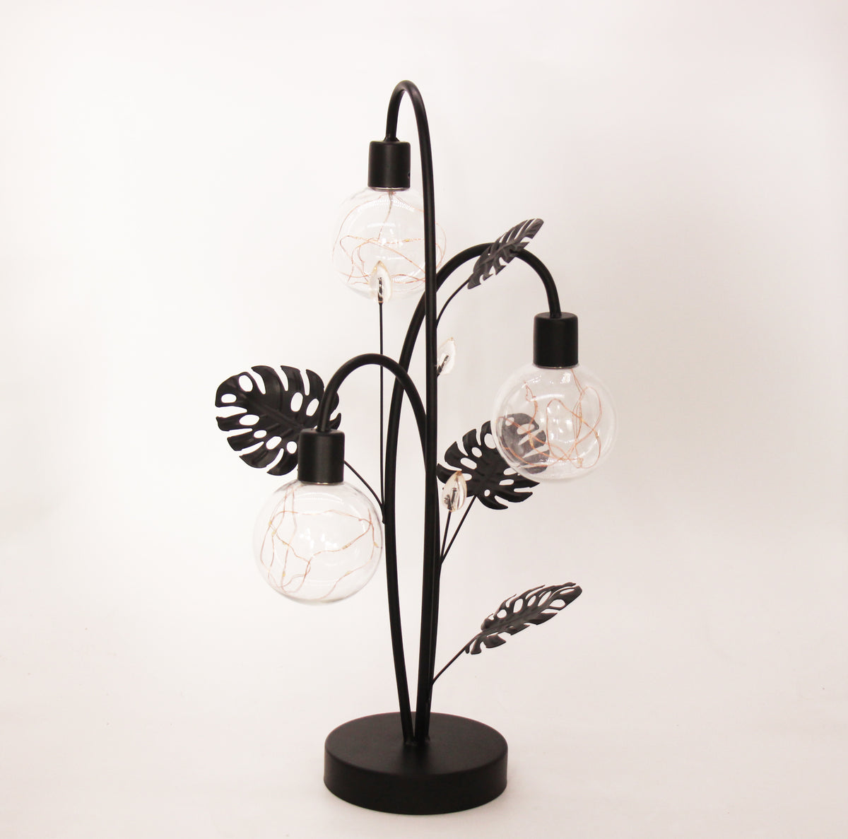 Avilo Free Standing Fern Lamp, Battery Operated and Wire Free – Decorative Room Lighting