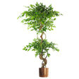 150cm artificial ficus tree in copper planter
