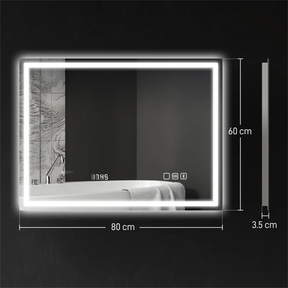 LED bathroom mirror with Bluetooth