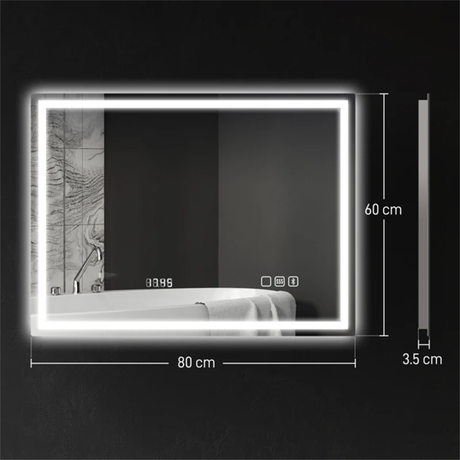 LED bathroom mirror with Bluetooth