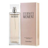 Calvin Klein Eternity Moment Eau de Parfum Spray 100ml – Floral, Fruity Fragrance for Women