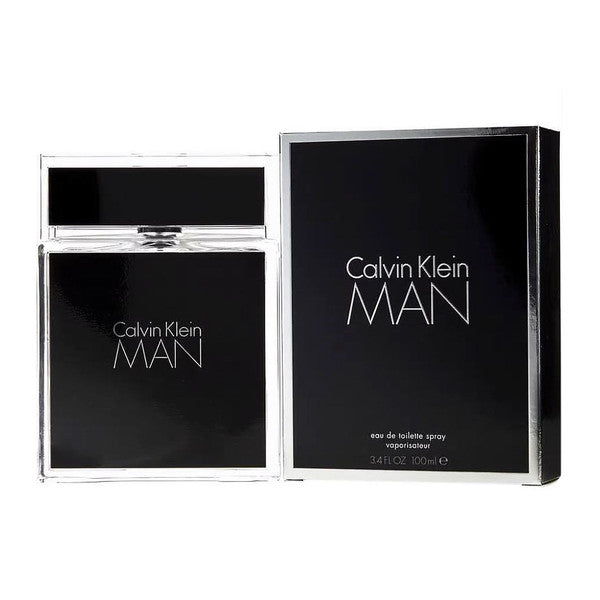 Calvin Klein Man Eau de Toilette Spray 100ml – Fresh & Citrus, Spicy Fragrance for Men