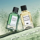 Lacoste Match Point Cologne Eau de Toilette Spray 100ml – Woody, Fresh & Citrus Fragrance for Men