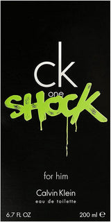 Calvin Klein One Shock for Him Eau de Toilette Spray 200ml – Spicy, Musky Fragrance for Men