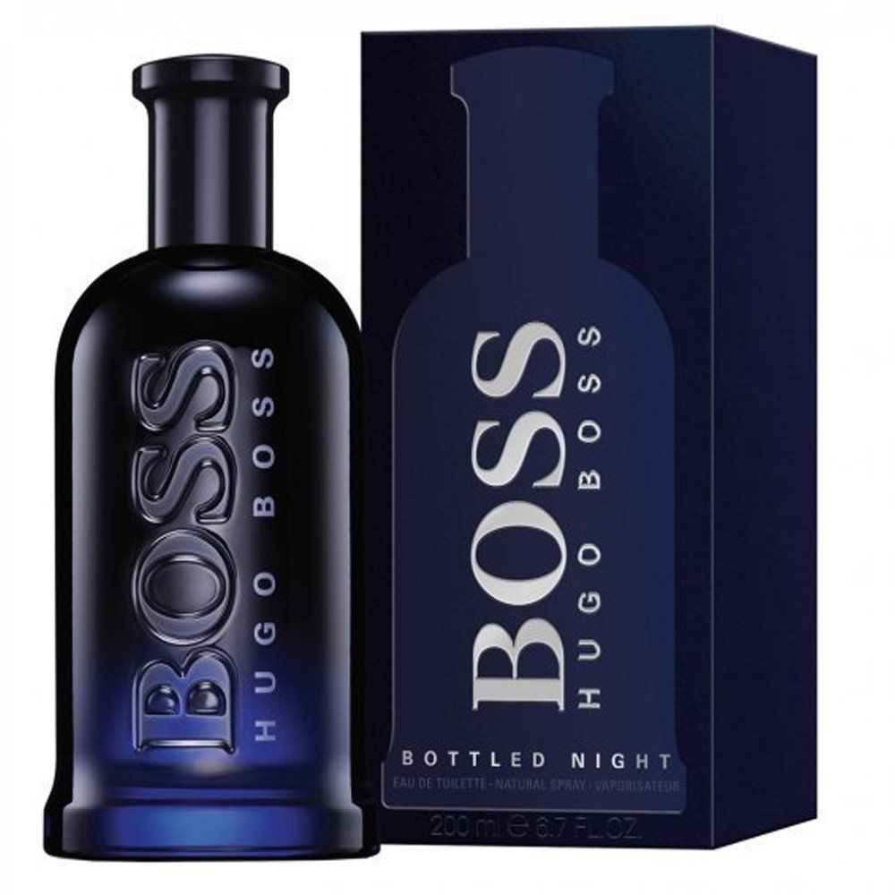 Hugo Boss Boss Bottled Night Eau de Toilette Spray 200ml – Woody Aromatic Men's Fragrance