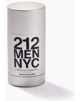 Carolina Herrera 212 Men NYC Deodorant Stick 75ml – Long-Lasting Freshness, Citrus & Woody Fragrance