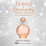 Britney Spears Naked Fantasy Eau de Toilette Spray 100ml – Floral, Fruity Fragrance for Women