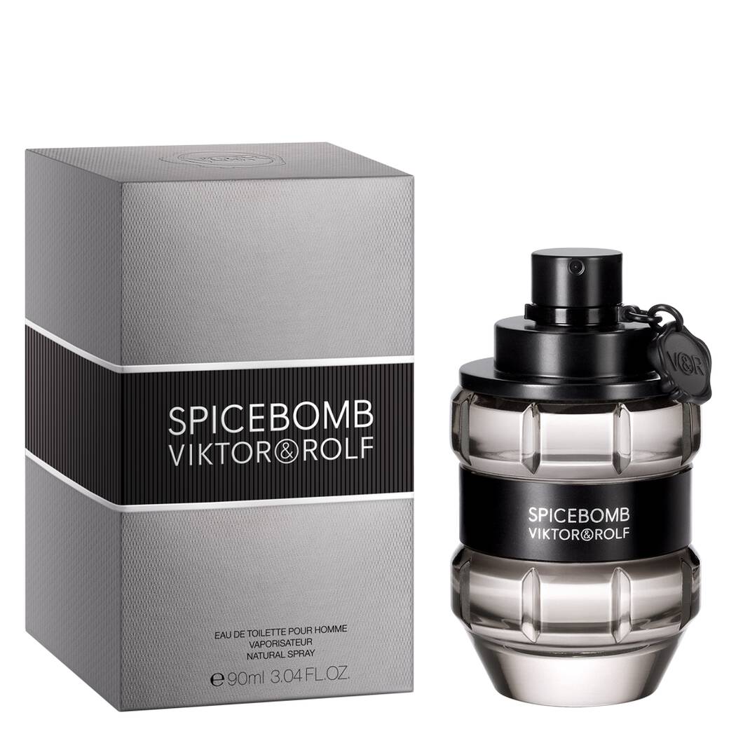 Viktor & Rolf Spicebomb Eau de Toilette Spray 90ml – Fresh & Citrus, Spicy Fragrance for Men