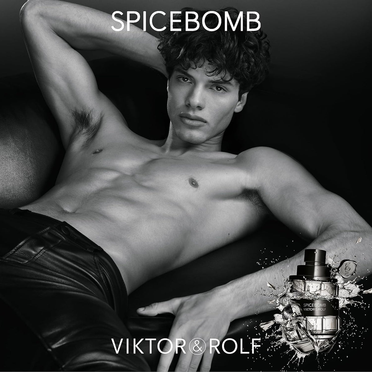 Viktor & Rolf Spicebomb Eau de Toilette Spray 90ml – Fresh & Citrus, Spicy Fragrance for Men
