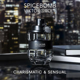 Viktor & Rolf Spicebomb Eau de Toilette Spray 90ml – Fresh & Citrus, Spicy Fragrance for Men