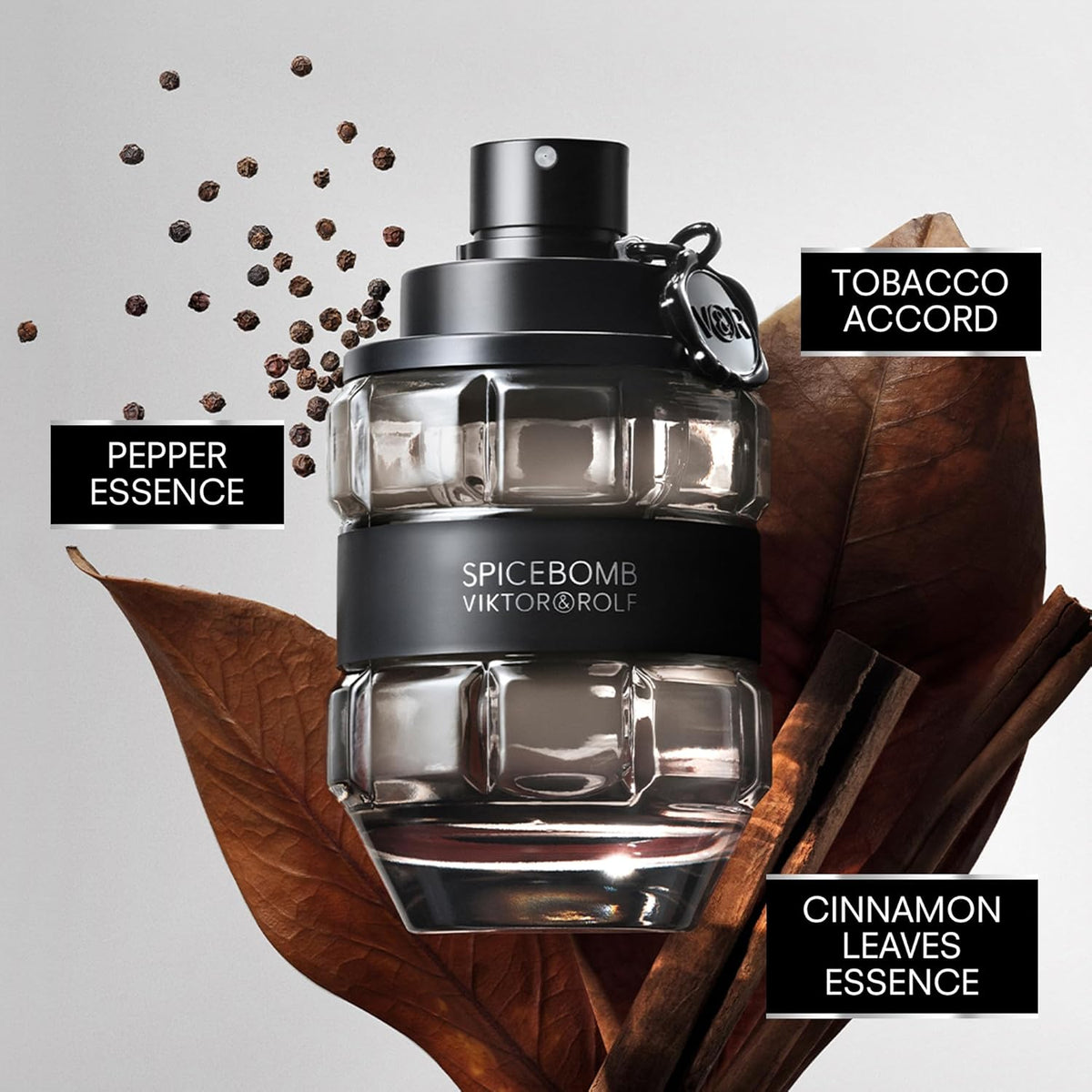 Viktor & Rolf Spicebomb Eau de Toilette Spray 90ml – Fresh & Citrus, Spicy Fragrance for Men