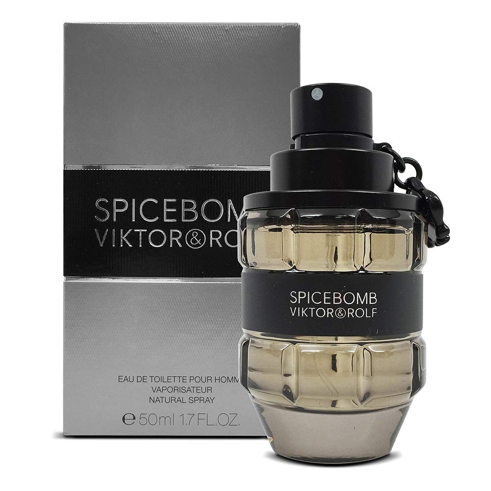 Viktor & Rolf Spicebomb Eau de Toilette Spray 50ml – Fresh & Citrus, Spicy Fragrance for Men